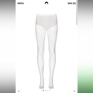 Marine Serre Moon Fishnet tights